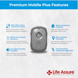 Life Assure Premium Mobile Plus Medical Alert Device 2